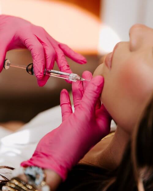 Woman getting botox C Treatment | LJ Aesthetics Medicine | St. Petersburg, Florida, United States